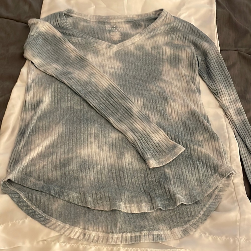 American eagle long sleeve rib shirt